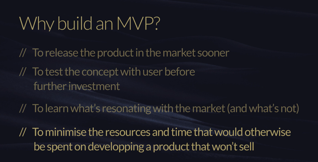 screenshot from youtube benefits of mvp